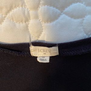 J crew deep navy low cut v neck t